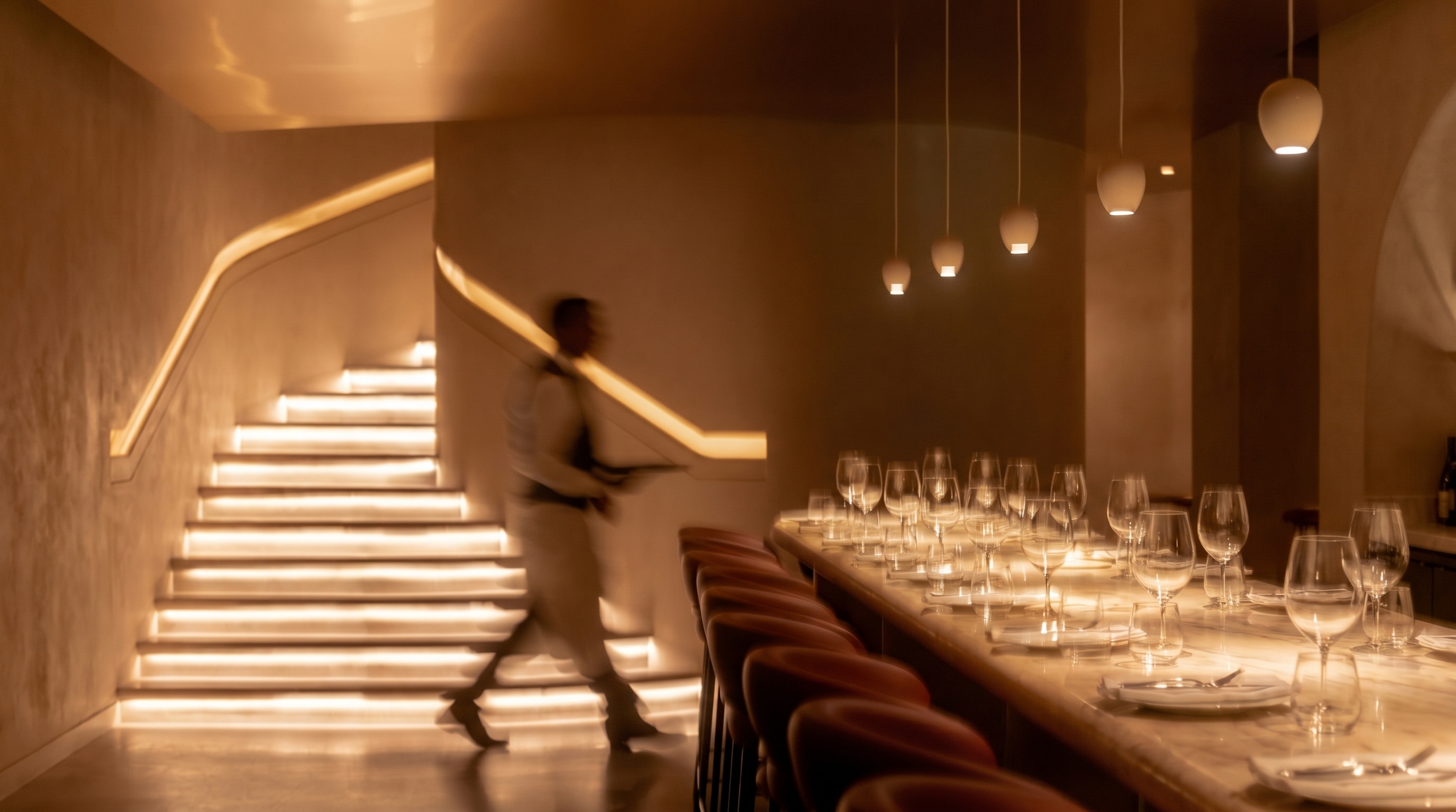 Luxury dining atmosphere
